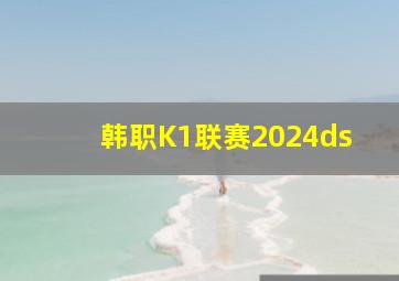 韩职K1联赛2024ds