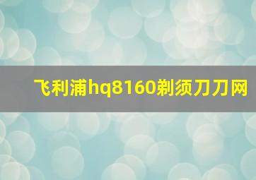 飞利浦hq8160剃须刀刀网