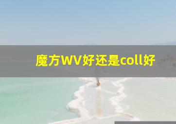 魔方WV好还是coll好