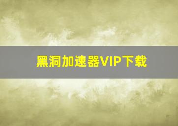 黑洞加速器VIP下载